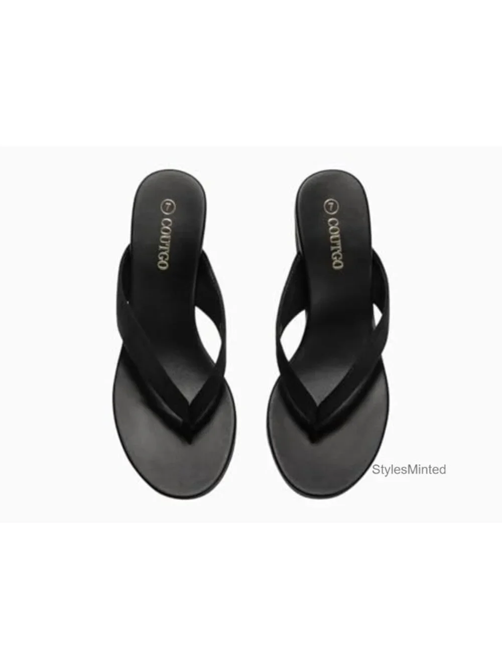 Women's Platform Wedge Sandals Flip Flops Slides Thong Heels